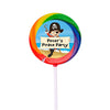 Birthday Personalized Small Swirly Pop Pirate Theme (24 Pack)