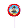 Birthday Personalized Small Swirly Pop Pirate Theme (24 Pack)