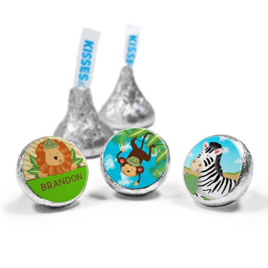 Personalized Birthday Safari Hershey's Kisses