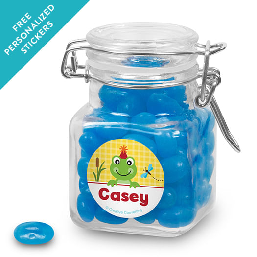 Birthday Personalized Latch Jar Frog Pond (12 Pack)