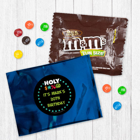 Personalized Birthday Holy Bleep Milk Chocolate M&Ms