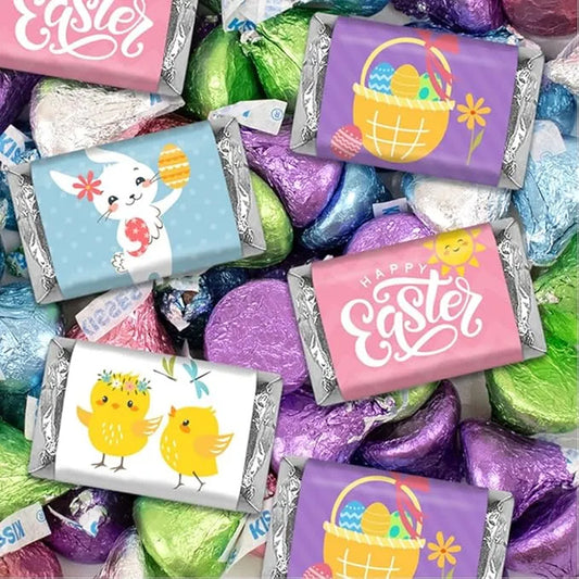 Easter Pals Hershey's Miniatures and Kisses 1.5lb Bag - 128ct