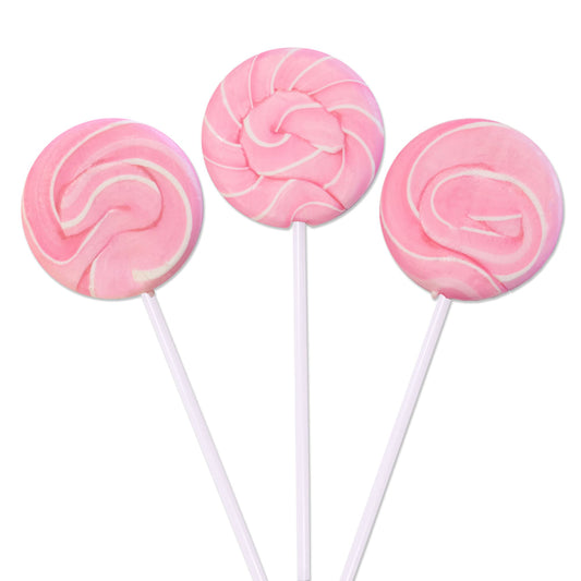 Pink Strawberry Swirly Pop