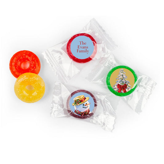 Personalized Christmas Silent Night Lane Life Savers 5 Flavor Hard Candy