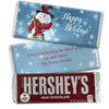 Personalized Christmas Jolly Snowman Hershey's Milk Chocolate Bar & Wrapper