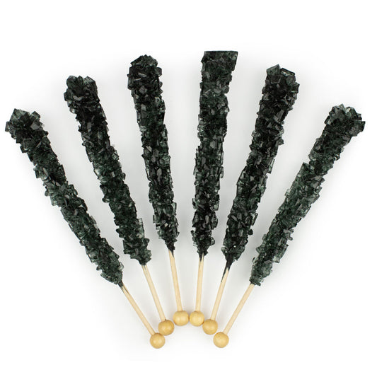 Black Cherry Rock Candy on a Stick (36 Pack)