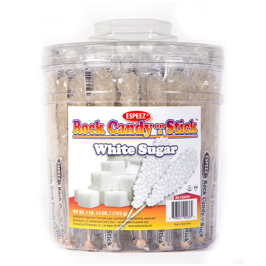 Plain Rock Candy on a Stick (36 Pack)