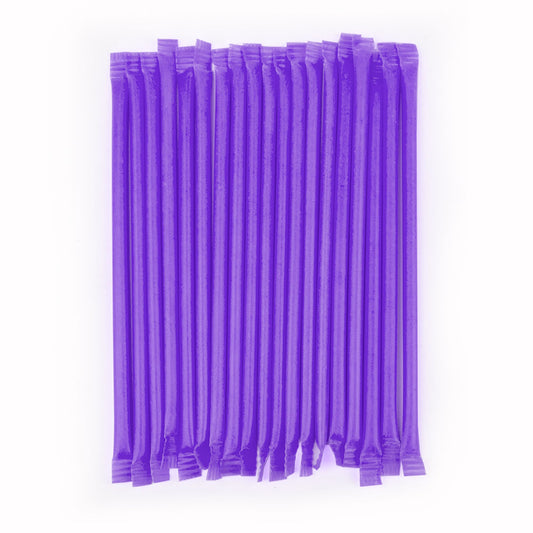 Purple Grape Candy Straws