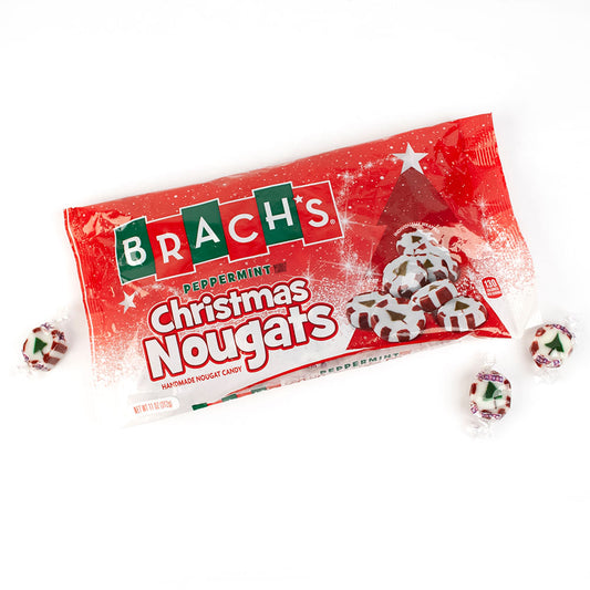 Old Fashioned Brach's Christmas Peppermint Nougats Mix