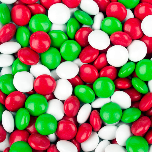 Just Candy Milk Chocolate Minis Red, Green & White Mix