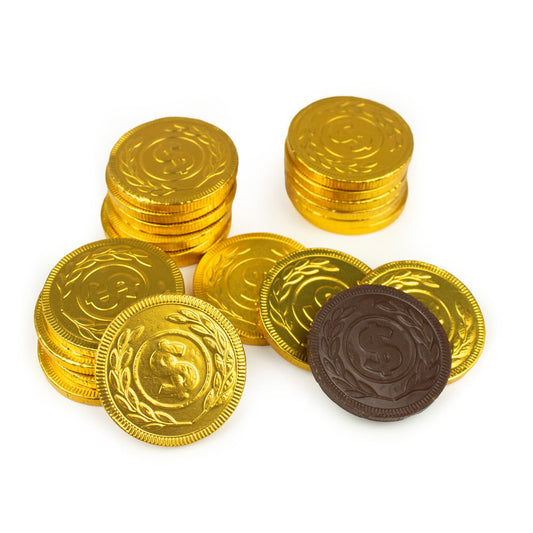 Just Candy Gold Foil Chocolate Coins