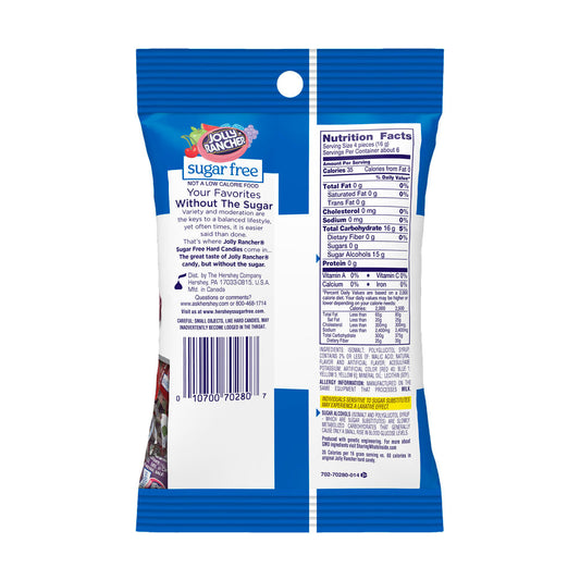 Sugar Free Jolly Rancher Hard Candy - 3.6oz Bag