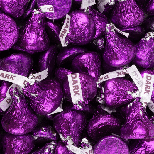 Hershey's Special Dark Kisses with Purple Foil