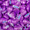 Purple Hershey's Milk Chocolate Kisses Foil Wrapped Bulk Chocolate Candy