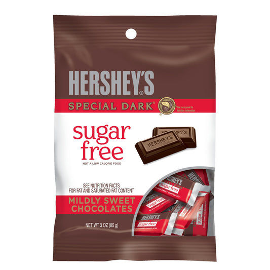 Sugar Free Hershey's Special Dark Chocolate Bars - 3oz Bag