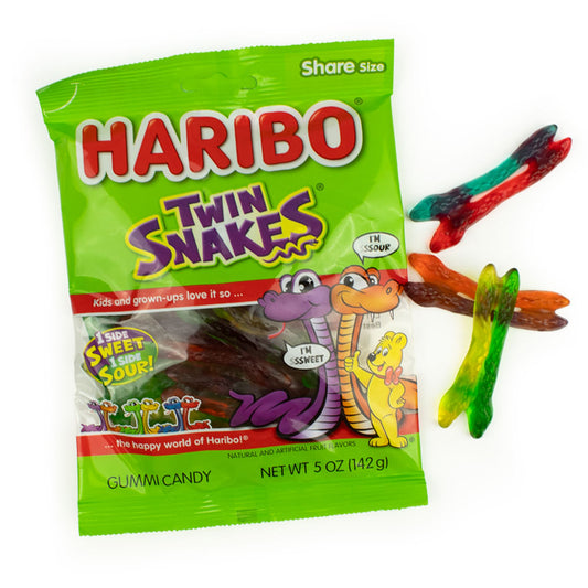 Haribo Twin Snakes - 5oz Bag