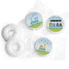 Baby Boy Announcement Personalized Life Savers Mints Animal Safari Train