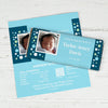 Baby Boy Announcement Personalized Chocolate Bar Wrappers Dots & a Photo