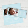 Baby Boy Announcement Personalized Chocolate Bar Wrappers Photo