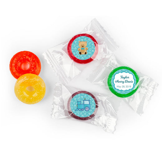 Personalized Birth Announcement It's A Boy Bundle of Joy LifeSavers 5 Flavor Hard Candy