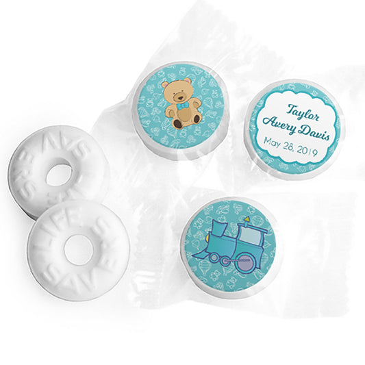 Personalized Birth Announcement It's A Boy Bundle of Joy Life Savers Mints