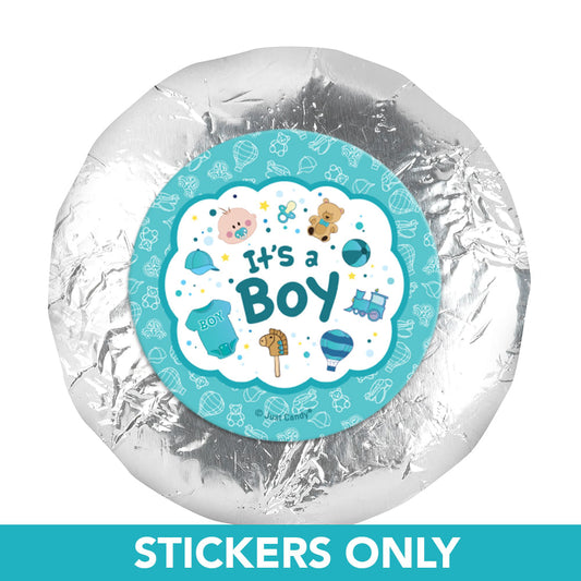 It's a Boy Bundle of Joy 1.25in Stickers (48 Stickers)