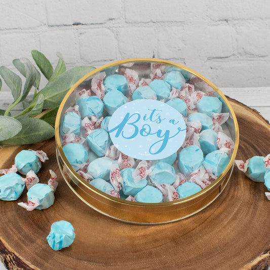 It's A Boy Large Taffy Gift Tin