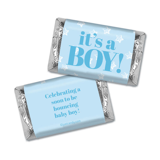 Personalized It's a Boy! Hershey's Miniatures Wrapper Only