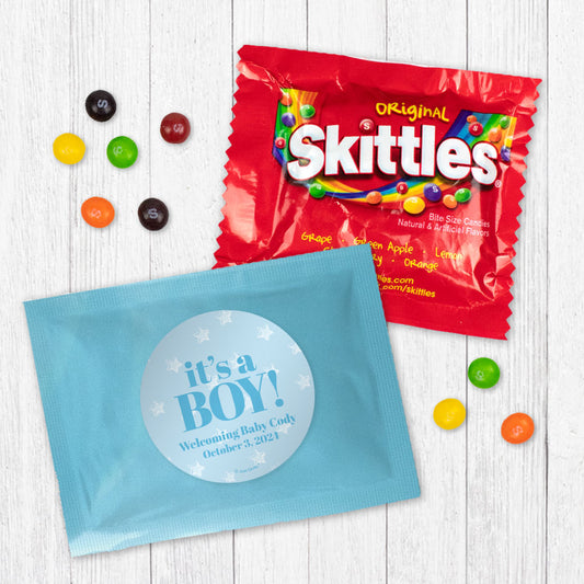 Personalized It's a Boy! Skittles