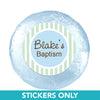 Baptism 1.25" Sticker Dots & Pinstripes (48 Stickers)