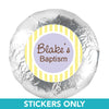 Baptism 1.25" Sticker Dots & Pinstripes (48 Stickers)