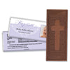 Baptism Personalized Embossed Cross Chocolate Bar Photo & Scroll