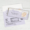 Baptism Personalized Chocolate Bar Wrappers Photo & Scroll