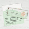 Baptism Personalized Chocolate Bar Wrappers Photo & Scroll