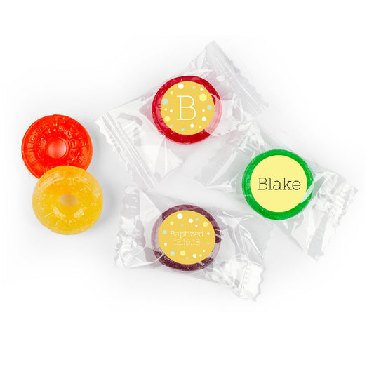 Baptism Personalized LifeSavers 5 Flavor Hard Candy & Dots (300 Pack)