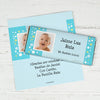 Baptism Personalized Chocolate Bar Wrappers Foto con Lunares