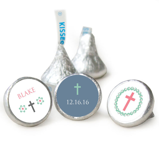 Baptism Personalized Hershey's Kisses Flower Blooms Assembled Kisses