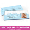 Deluxe Personalized Baptism Photo & Scroll Candy Bar Favor Box