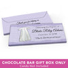 Deluxe Personalized Baptism Gown Candy Bar Favor Box