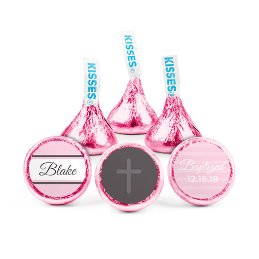 Personalized Girl Baptism Cross Deluxe Candy Buffet