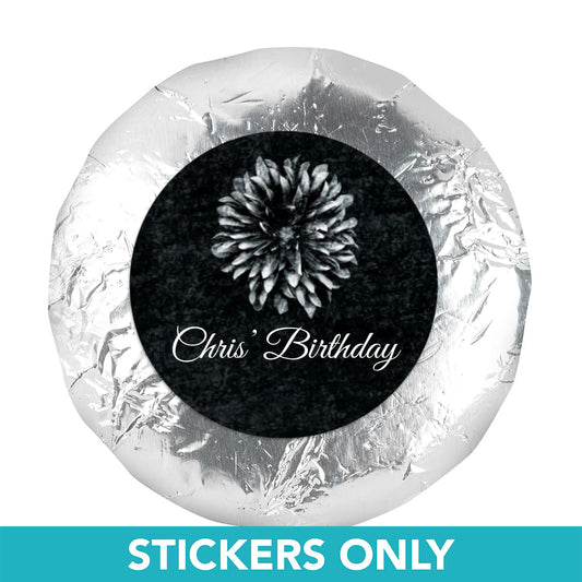 Birthday 1.25" Sticker Mum and Age (48 Stickers)