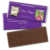 Birthday Personalized Embossed Chocolate Bar Monogram Then & Now Photos