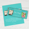 Birthday Personalized Chocolate Bar Wrappers Monogram Then & Now Photos