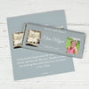 Birthday Personalized Chocolate Bar Wrappers Monogram Then & Now Photos