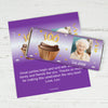 100th Birthday Personalized Chocolate Bar Wrappers Cupcake & Year Photo