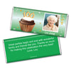 100th Birthday Personalized Hershey's Milk Chocolate Bar Cupcake & Year Photo