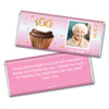 100th Birthday Personalized Hershey's Milk Chocolate Bar Cupcake & Year Photo