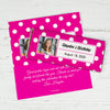 Birthday Personalized Chocolate Bar Wrappers Polka Dot Photo