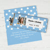 Birthday Personalized Chocolate Bar Wrappers Polka Dot Photo