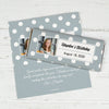 Birthday Personalized Chocolate Bar Wrappers Polka Dot Photo